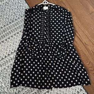 Kate Spade Black and Pink Long Sleeve Dress